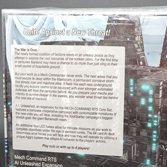 Mech Command A.I. Unleashed RTS Game A Cooperative Expansion Bad Crow Game - Picture 7 of 12